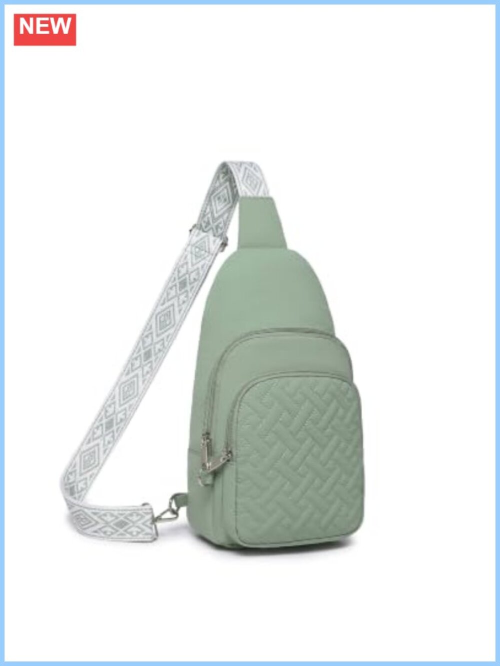 RFID Blocking Anti Theft Sling Crossbody Bag Nylon Travel Purse for Women